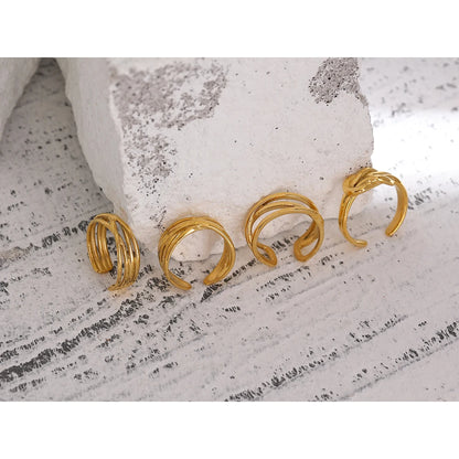 Gold Plated Open Ring