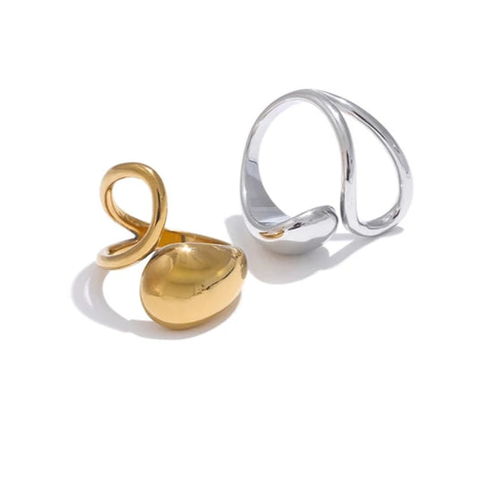 Unity Gold Plated Open Ring