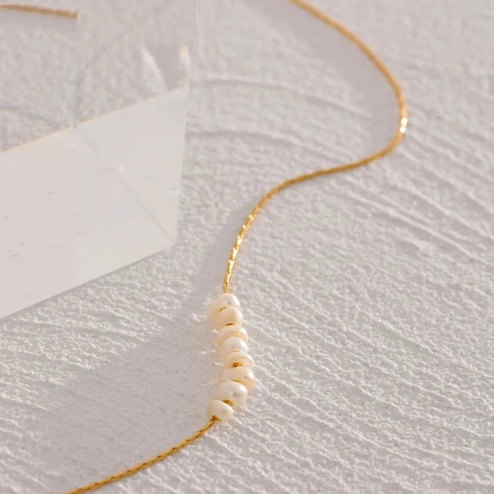 Freshwater Pearl Gold Plated Necklace