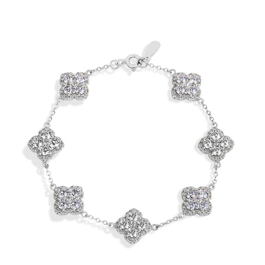 Moissanite Diamond Gold Plated Bracelet